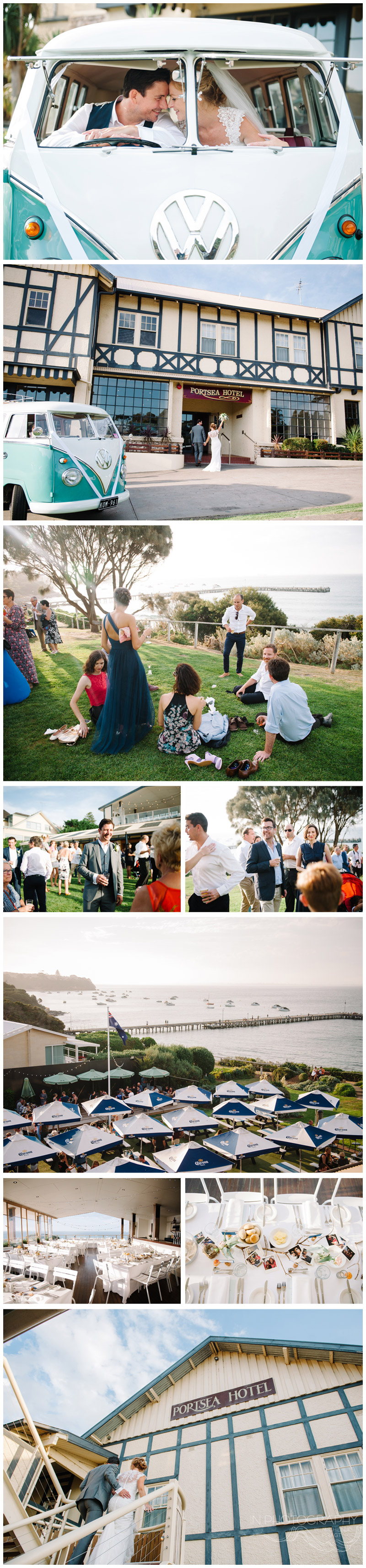 Portsea hotel wedding photos