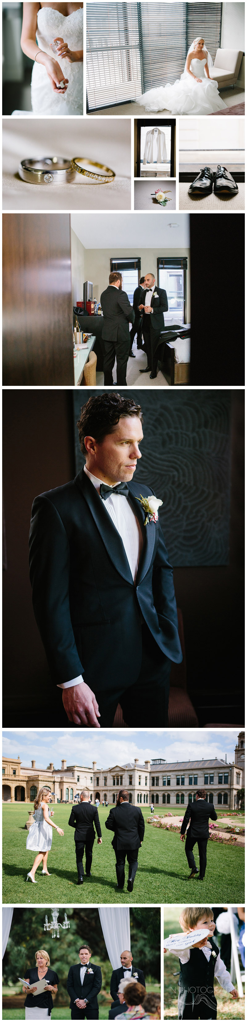 groom at Werribee Mansion wedding