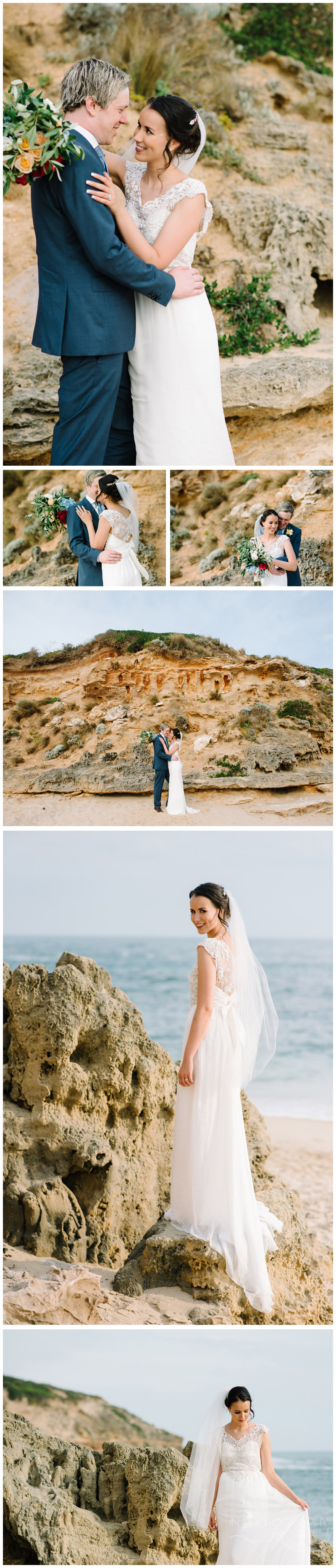 Mornington Peninsula beach wedding by Michelle Pragt