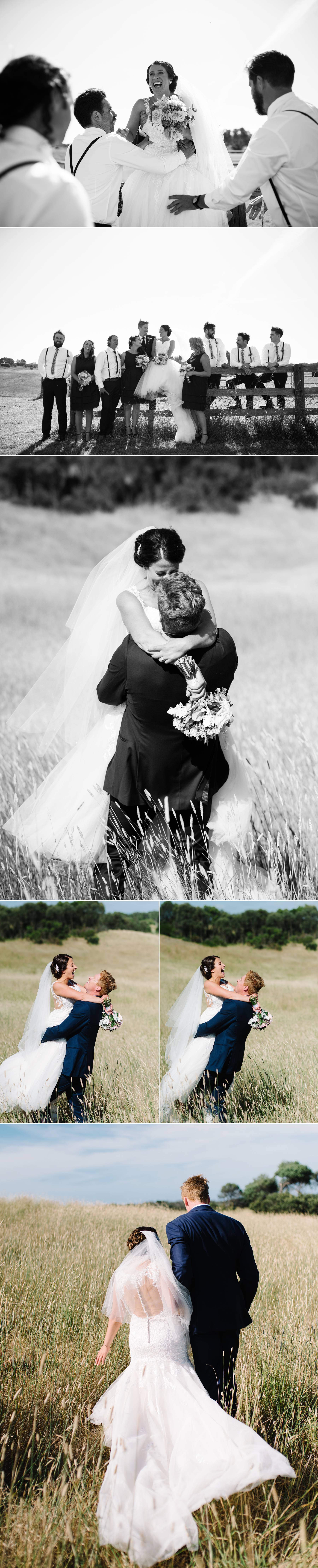 Mornington Peninsula bride and groom by Michelle Pragt