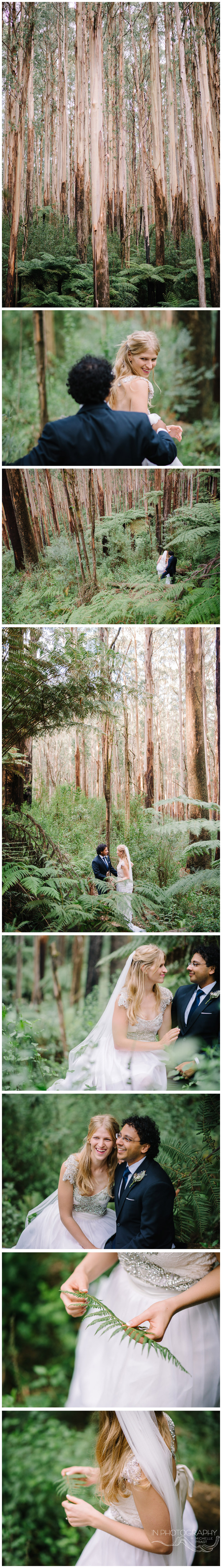 Yarra Valley forest wedding photography