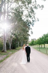 Bride and groom at Stillwater at Crittenden by Michelle Pragt