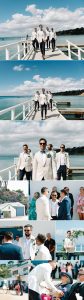 Mornington Peninsula beach wedding ceremony with photography by Michelle Pragt