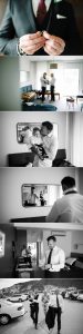 Groom getting ready for Sorrento wedding with photography by Michelle Pragt